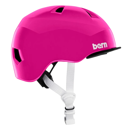 Dziecięcy kask rowerowy BERN Tigre | ZIP MOLD+ ® | gloss pink