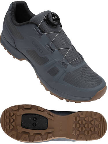 GIRO Gauge BOA Bike Shoes | SPD | MTB / GRAVEL / E-BIKE | portaro grey / gum