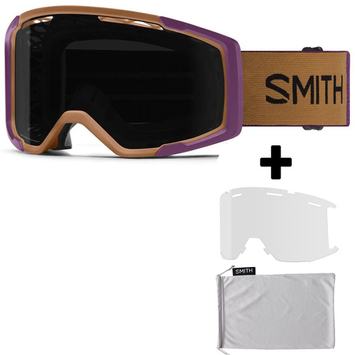 Gogle rowerowe SMITH Rhythm MTB Indigo / Coyote | 2 x SZYBKA: ChromaPOP Sun Black + CLEAR AF | BOX