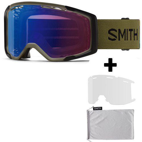 Gogle rowerowe SMITH Rhythm MTB Trail Camo | 2 x SZYBKA: ChromaPOP Rose Flash + CLEAR AF | BOX