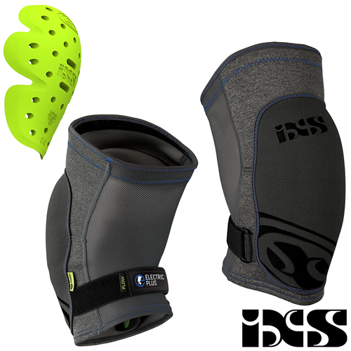 IXS Flow EVO+ Knee Guards | ENDURO / MTB / E-BIKE | X-MATTER | KEVLAR | grey