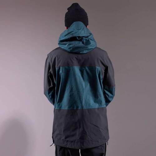 JONES Men's MTN Surf Recycled Anorak 2025 | 20K/20K | 2L | snowboard / splitboard | pacific teal print