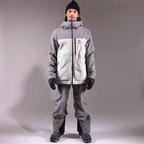 JONES Men's MTN Surf Recycled Jacket 2025 | 20K/20K | 2L | snowboard / splitboards | smoke grey