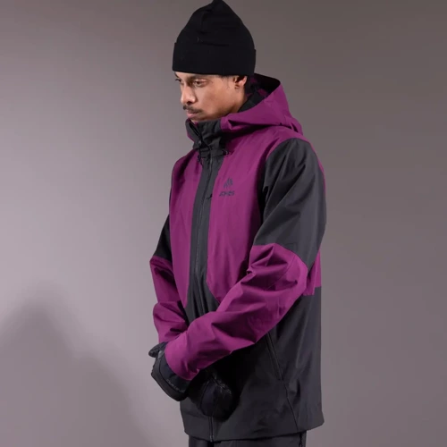 JONES Men's MTN Surf Recycled Shell Jacket 2025 | 20K/20K | 2L | snowboard / splitboard | deep purple