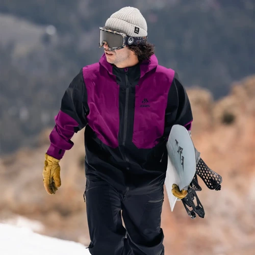 JONES Men's MTN Surf Recycled Shell Jacket 2025 | 20K/20K | 2L | snowboard / splitboard | deep purple