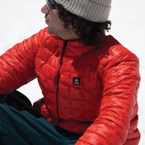 JONES Men's Ultra Re-Up Down Recycled Jacket 2025 | snowboard / splitboard | lava red