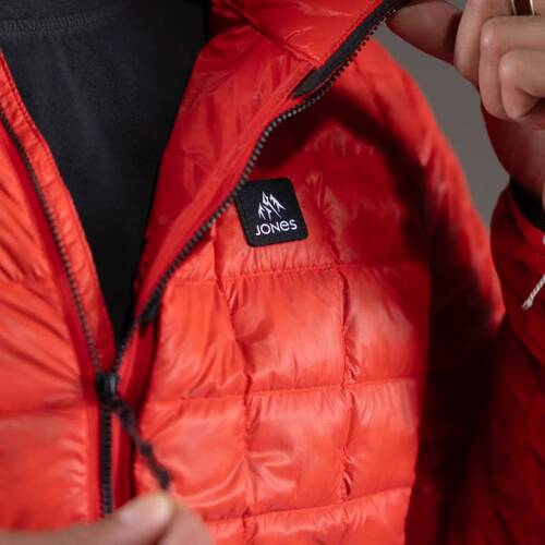 JONES Men's Ultra Re-Up Down Recycled Jacket 2025 | snowboard / splitboard | lava red