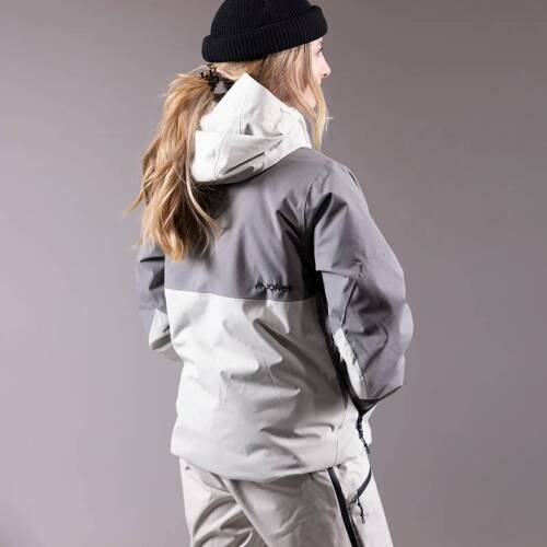 JONES Women's MTN Surf Recycled Shell Jacket 2025 | snowboard / splitboards | 20K/20K | 2L | smoke grey