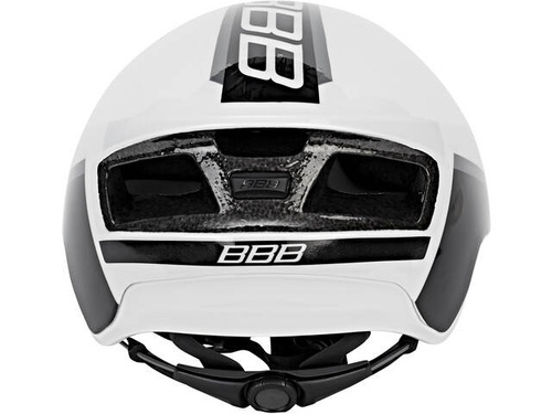 Kask rowerowy AERO szosowy BBB Tithon BHE-08 | 250g! | glossy white / black
