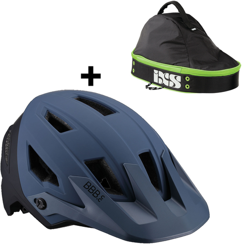 Kask rowerowy BBB Shore BHE-59 matt heritage blue MTB ENDURO | + TORBA na kask IXS! | UWAGA