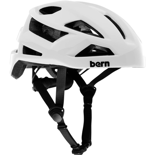 Kask rowerowy BERN FL-1 LIBRE | ALL SEASON | MTB / URBAN / E-BIKE / GRAVEL | glossy white