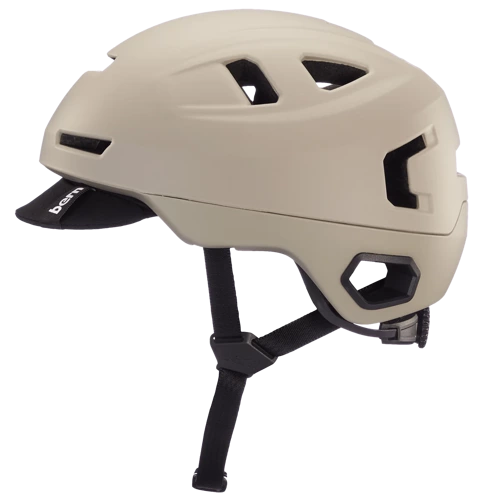 Kask rowerowy BERN Hudson + LED | MIPS ® | URBAN / GRAVEL / E-BIKE | matte sand