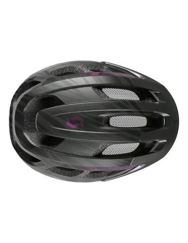 Kask rowerowy SCOTT Supra black / violet + TORBA na kask GRATIS! | UWAGA