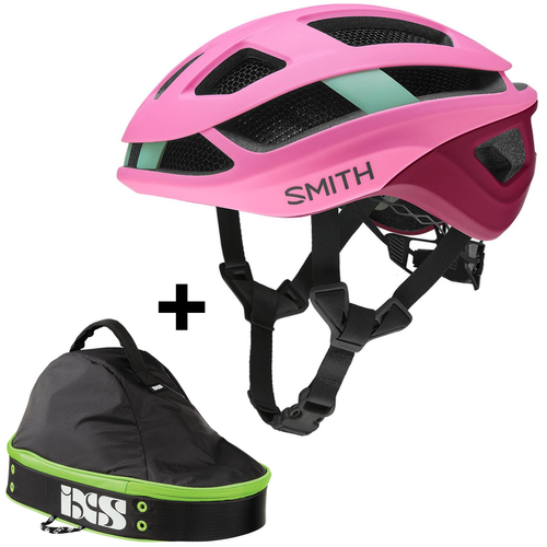 Kask rowerowy szosowy SMITH Trace MIPS | KOROYD |  matte flamingo / merlot | + TORBA na kask GRATIS!