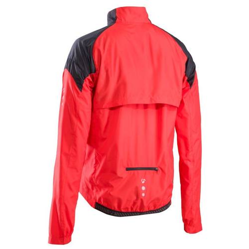 Kurtka rowerowa wiatrówka BONTRAGER Race Windshell Jacket red / black