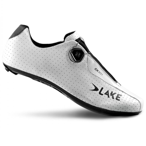 LAKE CX301 | cycling road shoes | 186g! | CARBON | BOA | CLARINO | white