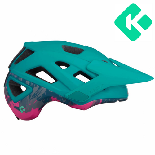 LAZER Jackal KC | bike helmet | KINETICORE ® | MTB / ENDURO | matte turquoise