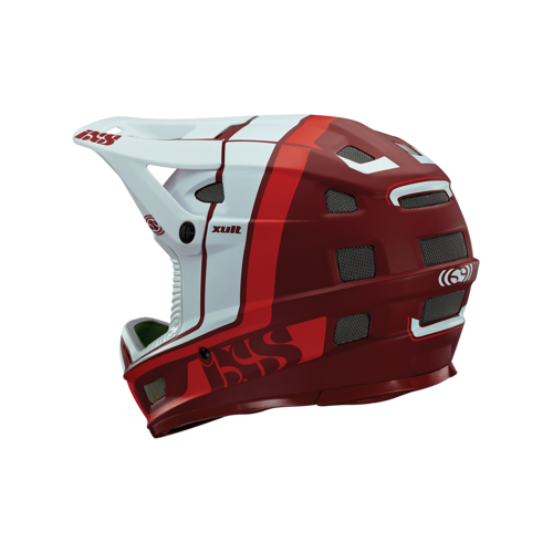 MTB helmet IXS Xult | ENDURO / DH | full face / FF | night red / white | M/L