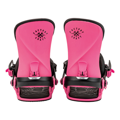 NITRO Cosmic 2025 | women's snowboard bindings | Progression Friendly Comfort | FACTORY CRAFT S.