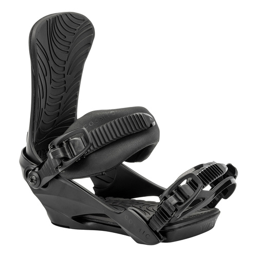 NITRO Cosmic 2025 | women's snowboard bindings | Progression Friendly Comfort | ULTRA BLACK