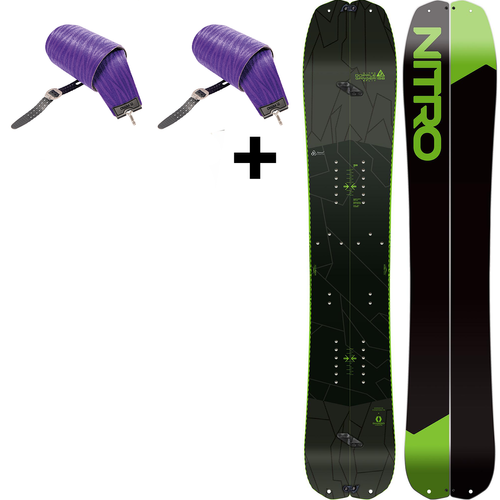 NITRO Doppleganger 2025 + Vertical by KOHLA | splitboard + skins | 156 / 160