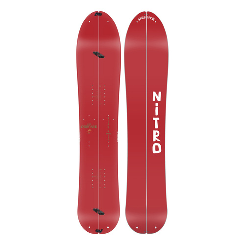 NITRO Slash 3D 156cm 2025 + Vertical by KOHLA | splitboard + skins | EXPERIENCE SPLITSURFING IN 3D!