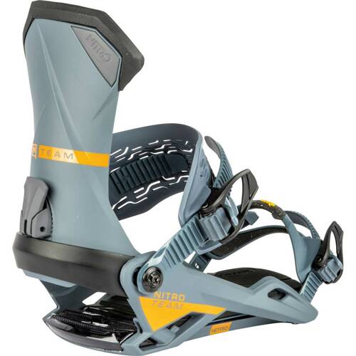 NITRO Team gunmetal VIBRAM 2024 | snowboard bindings | THE AWARD-WINNING ALL-MOUNTAIN INTERFACE