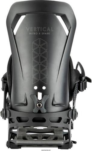 NITRO Vertical ST x SPARK R&D 2025 | splitboard bindings | ST TECH / SMOOTH TOURING | Tesla T1 | VIBRAM  | black