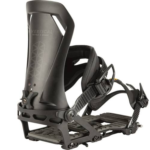 NITRO Vertical ST x SPARK R&D 2025 | splitboard bindings | ST TECH / SMOOTH TOURING | Tesla T1 | VIBRAM  | black