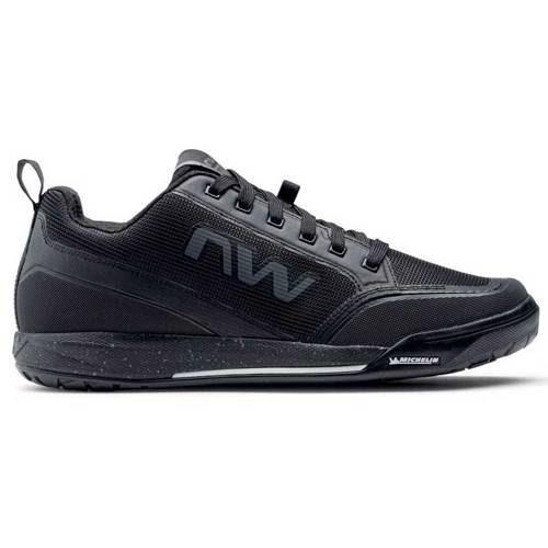 NORTHWAVE Clan 2 | bike shoes | MICHELIN | FLAT / MTB / ENDURO | black