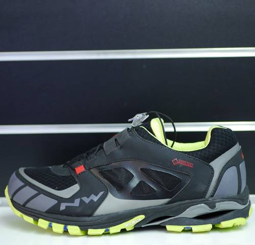 NORTHWAVE Explorer 2 GTX | bike shoes | GORE-TEX | MICHELIN | MTB / ENDURO | black/ yellow fluo / red 