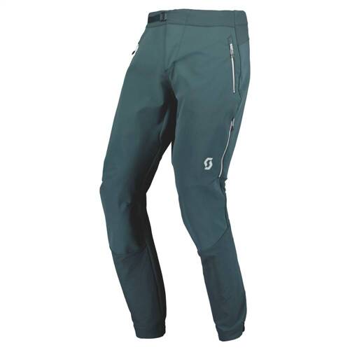 Ocieplane spodnie rowerowe SCOTT Pants M's Trail Storm HYBRID | 3L | aruba green