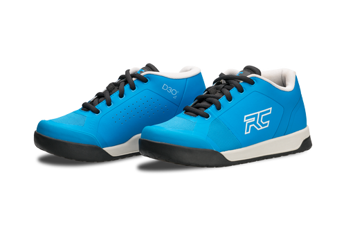 RIDE CONCEPTS Skyline | women's bike shoes | D3O | Rubber Kinetics DST 4.0 | MTB / ENDURO / DIRT / DH | FLAT | blue / light grey