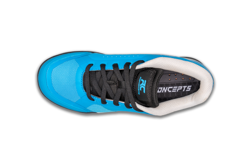 RIDE CONCEPTS Skyline | women's bike shoes | D3O | Rubber Kinetics DST 4.0 | MTB / ENDURO / DIRT / DH | FLAT | blue / light grey