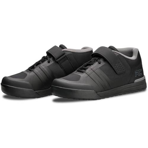 RIDE CONCEPTS Transition Clip | bike shoes | D3O | Rubber Kinetics DST 8.0 | MTB / ENDURO / DIRT / DH | SPD | black / charcoal