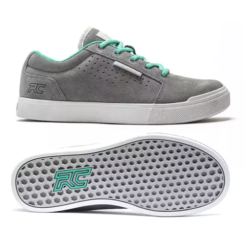 RIDE CONCEPTS Vice | women's bike shoes | D3O | Rubber Kinetics DST 6.0 | MTB / ENDURO / DIRT / BMX | FLAT | grey