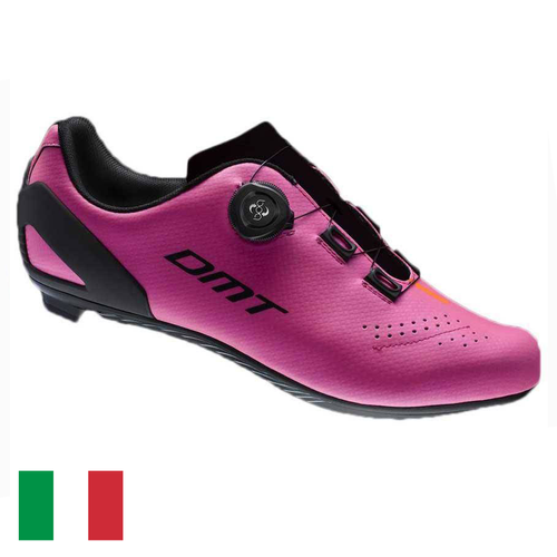 Road cycling shoes DMT D5 BOA pink fluo / black / orange