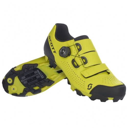 SCOTT MTB Team BOA | bike shoes | yellow / black