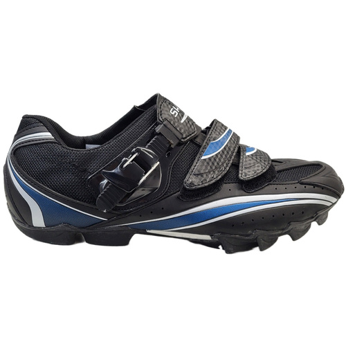 SHIMANO SH-M087 | bike shoes | MTB | SPD | black / black / blue