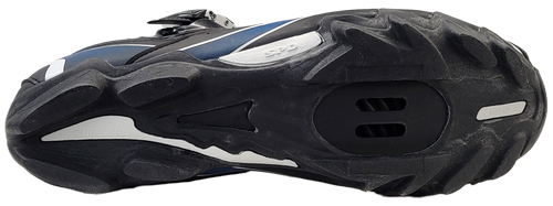 SHIMANO SH-M087 | bike shoes | MTB | SPD | black / black / blue