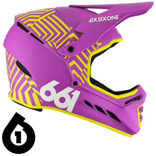 SIXSIXONE 661 Reset 2023 | bike helmet | DH / ENDURO / MTB / full face | dazzle purple