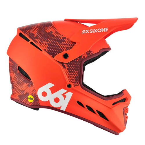 SIXSIXONE 661 Reset MIPS ® 2023 | bike helmet | DH / ENDURO / MTB / full face | digi orange