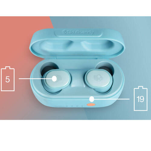 SKULLCANDY Sesh EVO | wireless earbuds | TILE Tech | S2TVW-N743 | bleached blue