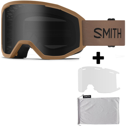 SMITH Loam MTB Coyote Bike Goggles | 2 x LENSES: Sun Black + CLEAR AF | BOX