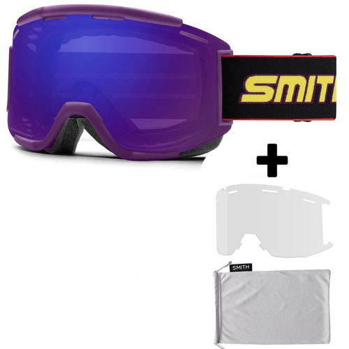 SMITH Squad MTB Archive Wild Child Bike Goggles | 2 x SZYBKA: ChromaPOP Everyday Violet + CLEAR AF | BOX