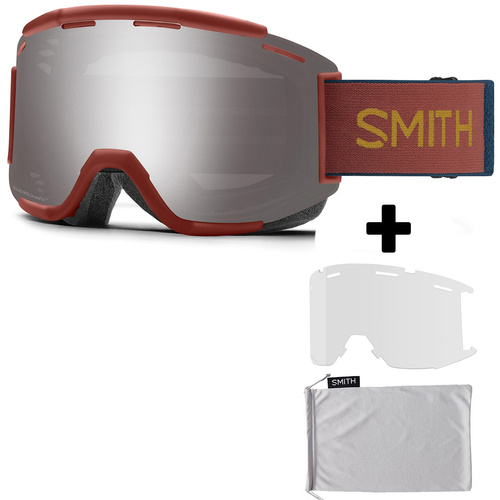 SMITH Squad MTB Sedona / Pacific Bike Goggles | 2 x LENSES: ChromaPOP Sun Platinum + CLEAR AF