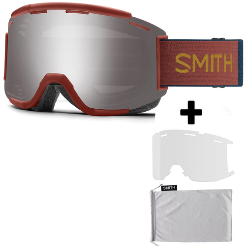 SMITH Squad MTB Sedona / Pacific Bike Goggles | 2 x SZYBKA: ChromaPOP Sun Platinum + CLEAR AF | BOX