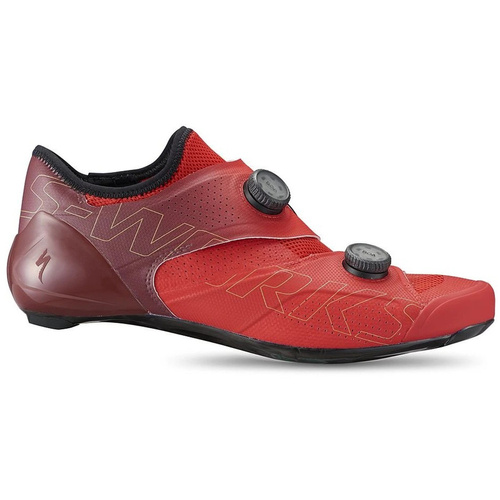 SPECIALIZED S-WORKS Ares | road cycling shoes |  flo red / maroon