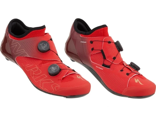 SPECIALIZED S-WORKS Ares | road cycling shoes |  flo red / maroon