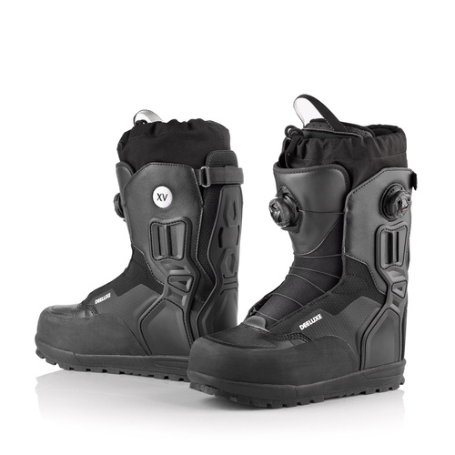 Snowboard splitboard boots DEELUXE XV TF 2024 |  Xavier de Le Rue | ThermoFlex | D-TEX | VIBRAM | black